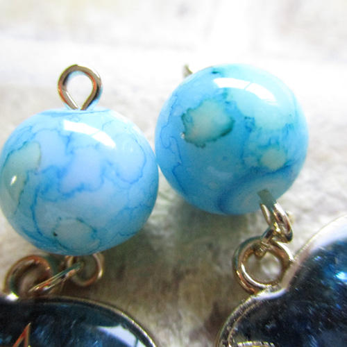 ◇1575再販16 ⚓七つの海のイルカ ピアス・イヤリング ピアス（フック