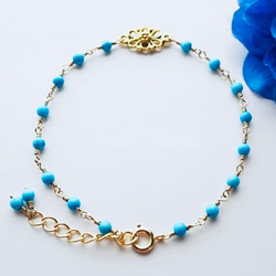 Petit Oriental綠松石手鍊 Petit Oriental Turquoise bracelet B0014 第3張的照片