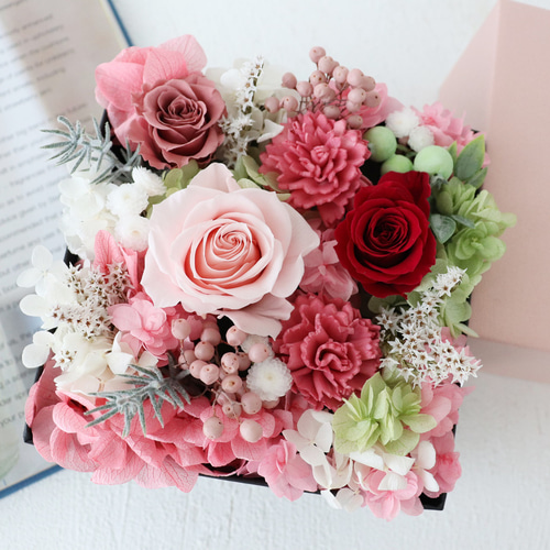 クレイフラワー✨大きなアレンジ✨薔薇・百合・カラー✨ハンドメイド