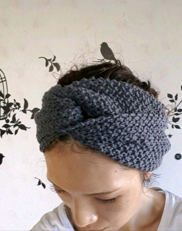 新色秋カラー追加　オールシーズン　17色　ターバンヘアーバンド　52cm～57cm 1枚目の画像