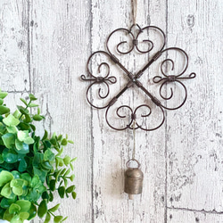 ワイヤークラフト アート パピヨン 四葉 メモリアル 額 壁掛け (04) ワイヤークラフト アート ツバメ 四つ葉 壁掛け 英文字 北欧 No