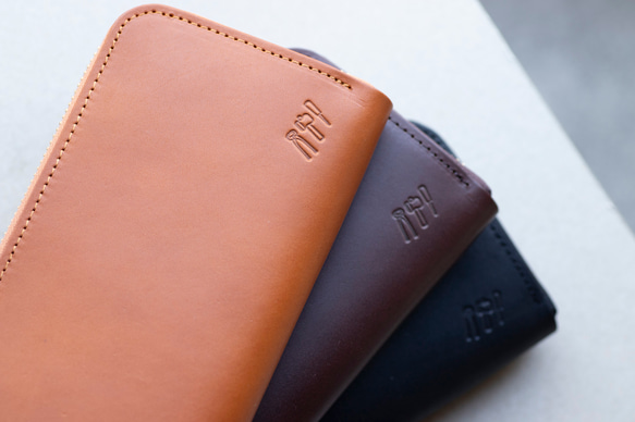 本革　ラウンドファスナー　長財布　レディース　メンズ　グリーン　ヌメ革　アラバスタレザー　春財布　aw-15hn 10枚目の画像