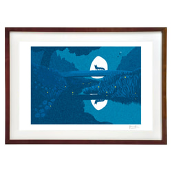 油絵 絵画 【ほたるの里】 絵画 HR 通販 14820945｜Creema(クリーマ)