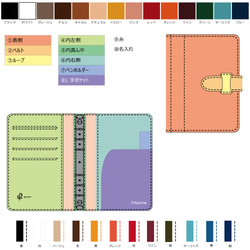 ピタッと開くシステム手帳A　バイブルサイズ　No.2 6枚目の画像