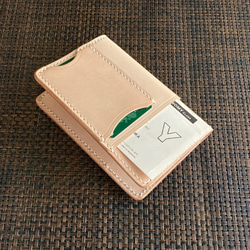 【外ﾎﾟｹｯﾄ•生成】パスポートケース PPC-01 Passport Case ヌメ革生成り 2枚目の画像