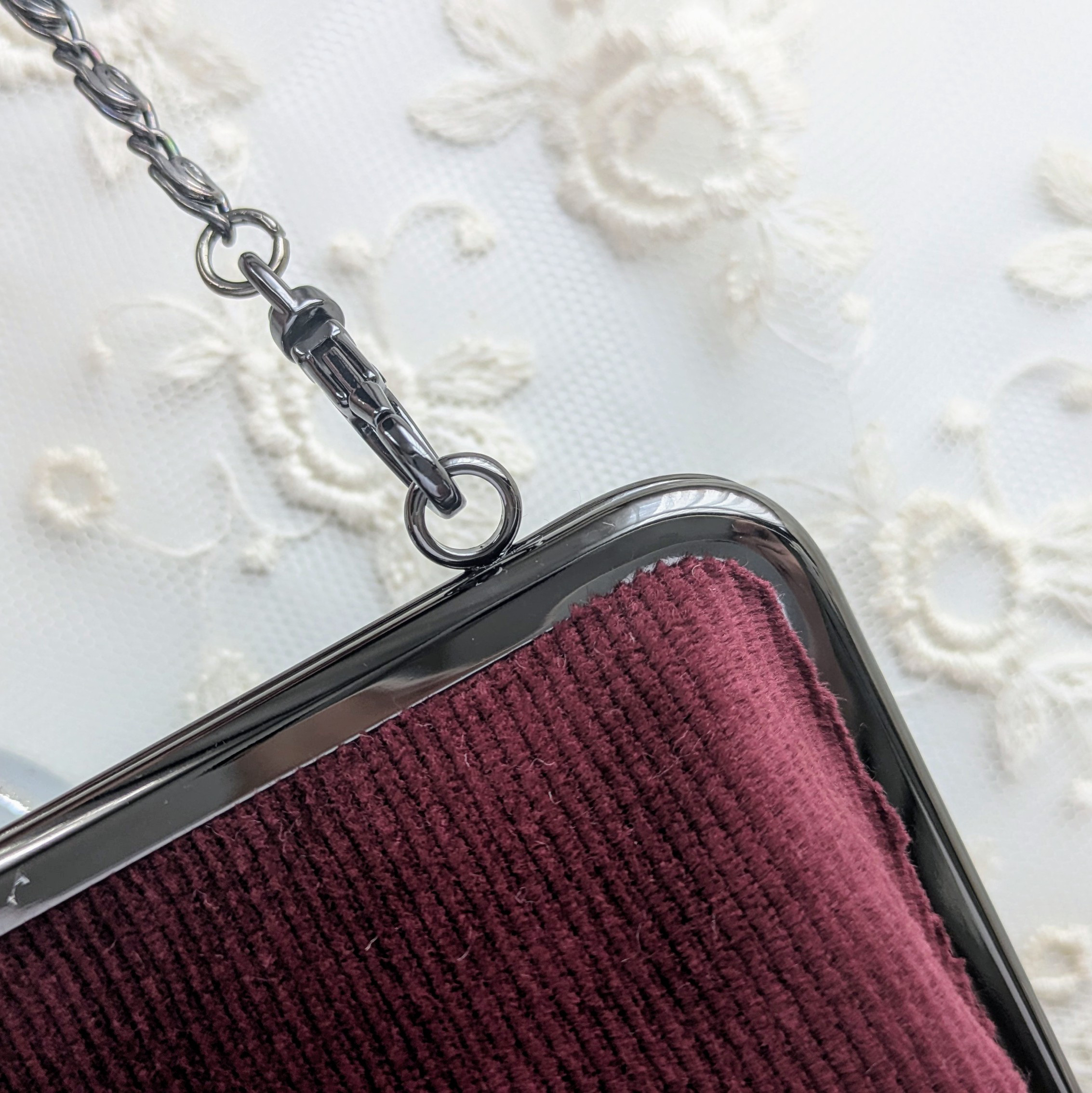 大容量のがま口長財布　モロッカン