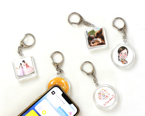 フォロワー増加！？【NFCタグ入り】アクリルキーホルダー（日本