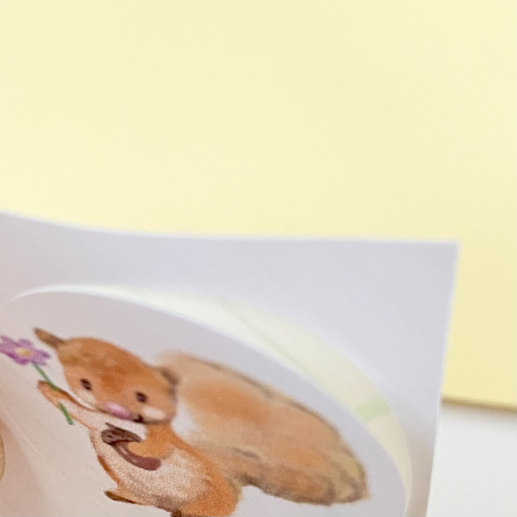 こんにちは赤ちゃんカード 出産祝いベビーギフト 出産の報告 内祝いにひとこと添えて。　封筒とセット 6枚目の画像