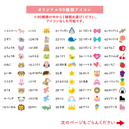 選べるお名前シール耐水＆アイロンシールセット 選べるアイコン