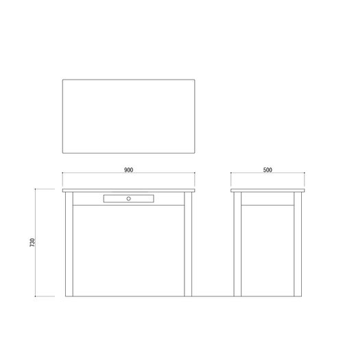 №30 ナチュラルテイストのアイボリーの学習机 カフェテイスト カフェ