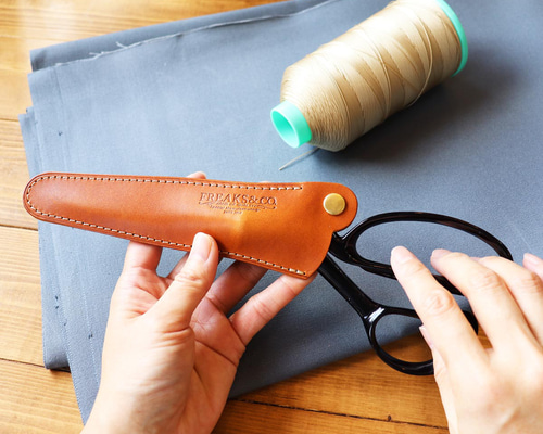 送料無料【栃木レザー】裁ちばさみケース／5色展開 その他ケース