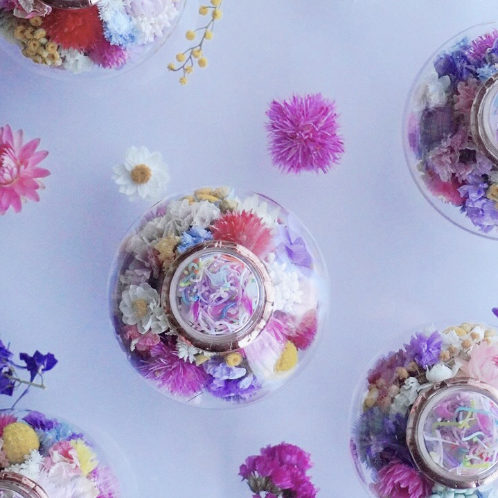 万華鏡 「フラワーポッド/ボタニカル」ドライフラワー プリザーブドフラワー アレンジメント