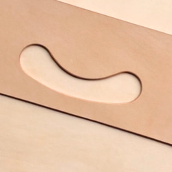 ヌメ革丨クラッチバッグ【conicori/こにこり】荷物が増えると機嫌をそこねる 2way 手縫い 手作り 10枚目の画像