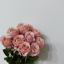 ❁︎再販❁︎ダーズンローズ用造花薔薇12本セット（ピンク） 5枚目の画像
