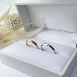 簡約鏡面配對戒指雕刻不銹鋼鏡面結婚戒指禮物週年紀念禮物防過敏 第8張的照片