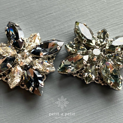 Swarovski®︎ 胸針 (L) 鐵線石 [銀色] 含禮盒 第6張的照片