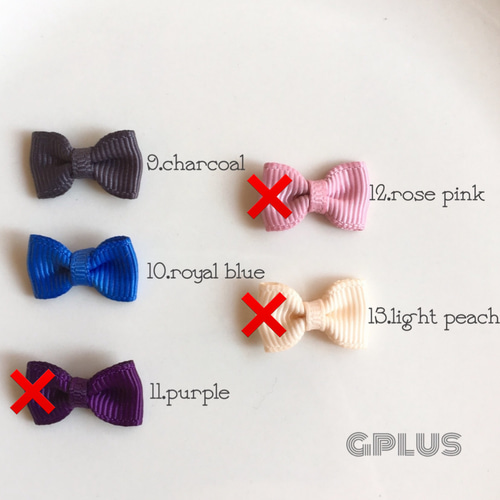 SALE!【選べる♡20個 ミニリボン②】リボン パーツ 送料無料 リボン  