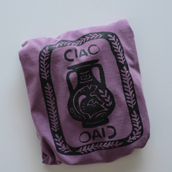 ヴィンテージライク オーバーシルエット半袖Tシャツ / CIAO / ラズベリー 3枚目の画像