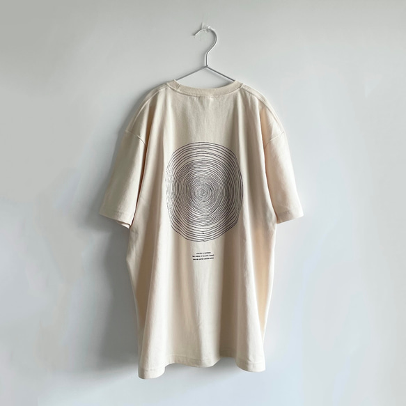 オーバーシルエット半袖Tシャツ / Baum バウム / カーキグリーン 8枚目の画像