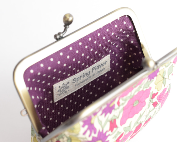 口金包 - Frame purse(MS) Liberty "Poppy and Daisy" Purple [834] 第4張的照片