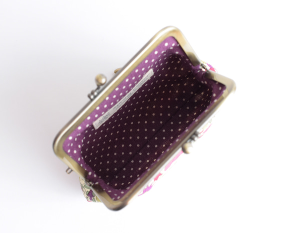 口金包 - Frame purse(MS) Liberty "Poppy and Daisy" Purple [834] 第5張的照片