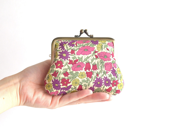 口金包 - Frame purse(MS) Liberty "Poppy and Daisy" Purple [834] 第1張的照片