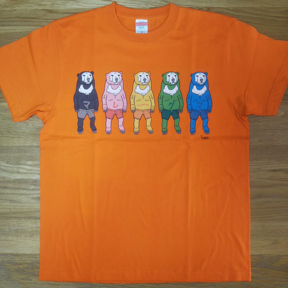 【ご予約受付中】「マレー５」Tシャツ （マレーグマ）  【 サイズ×カラーを選べるオーダーメイド Tシャツ】 8枚目の画像
