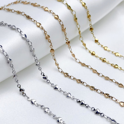 付けっぱなしOK! ハートネックレス ♡ サージカルステンレス