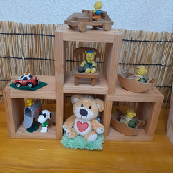組継ぎボックス3個セット ちょい飾り箱 シンプルBOX ディスプレイ 