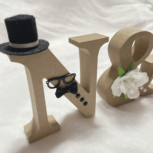 イニシャルボード ウェディング 結婚式 組み合わせ自由 イニシャルオブジェ.* 結婚式/ウェディング