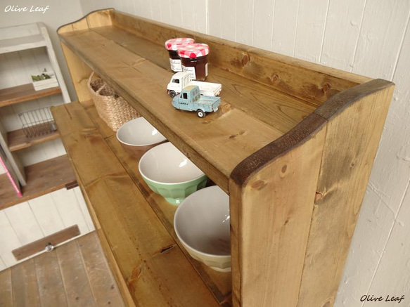 ★オーダー可！●仕切りデザイン3段チェスト●天然木ナチュラルブラウン天然木無垢材●受注製作 プロフィール 上から