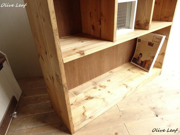 ★オーダー可！●仕切りデザイン3段チェスト●天然木ナチュラルブラウン天然木無垢材●受注製作 プロフィール 上から