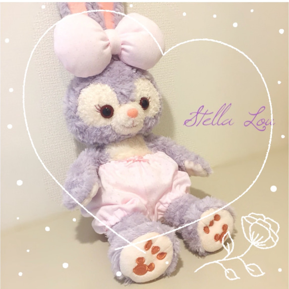 ステラルー♡さくら色おぱんちゅ&リボンセット♡ ぬいぐるみ めーめー