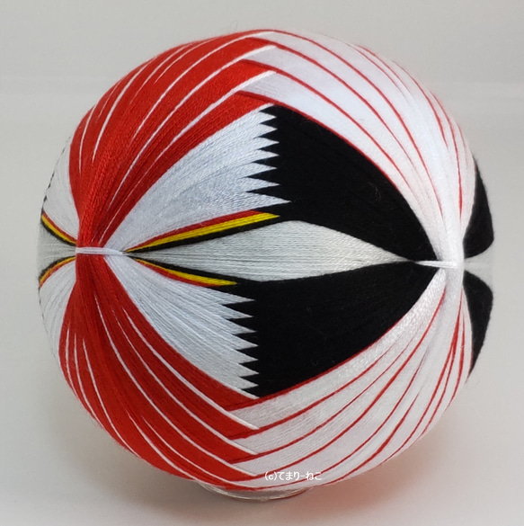 Temari Cat Shop Temari“Maki Crane”紅色 10cm Temari Temari Temari 四 第1張的照片