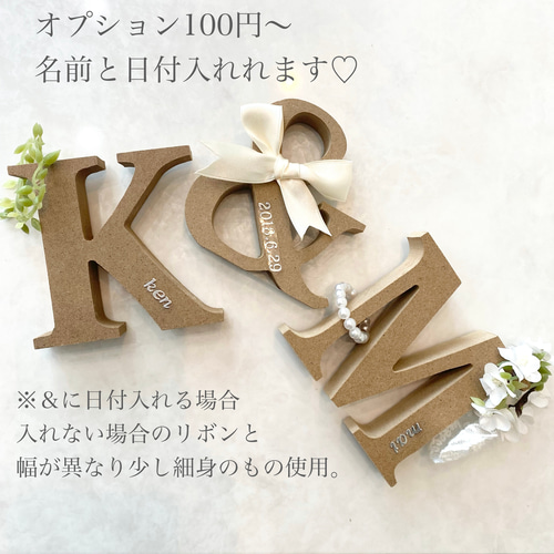 数量限定！サムシングブルー イニシャルオブジェ ウェルカムボード