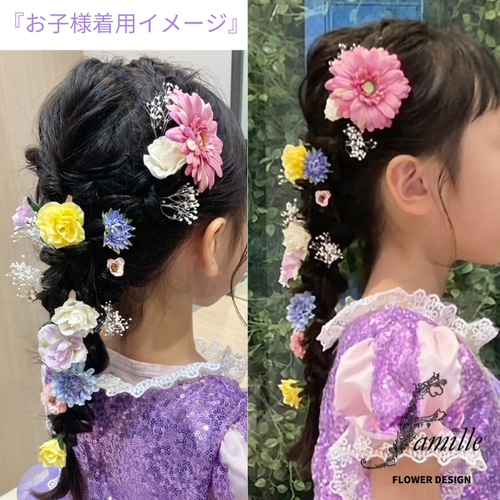 new.215.ホワイトローズメインのヘッドドレス・髪飾り/編み new.215.ホワイトローズメインのヘッドドレス・髪飾り/編み