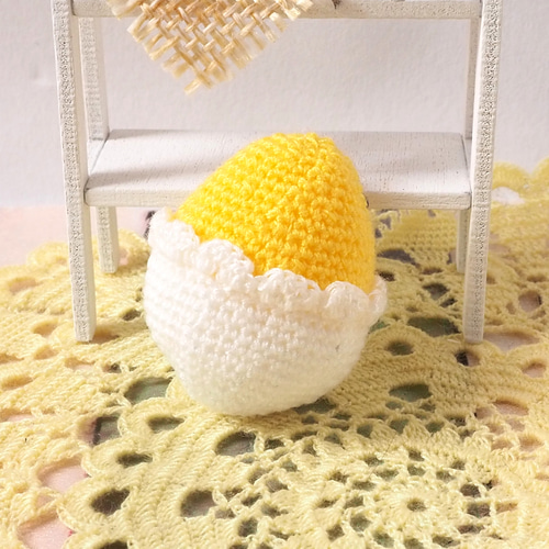 あみぐるみ　イースターエッグ　　たまご　ひよこ　【受注製作になります】 あみぐるみ イースターエッグ たまご ひよこ 【受注製作になり