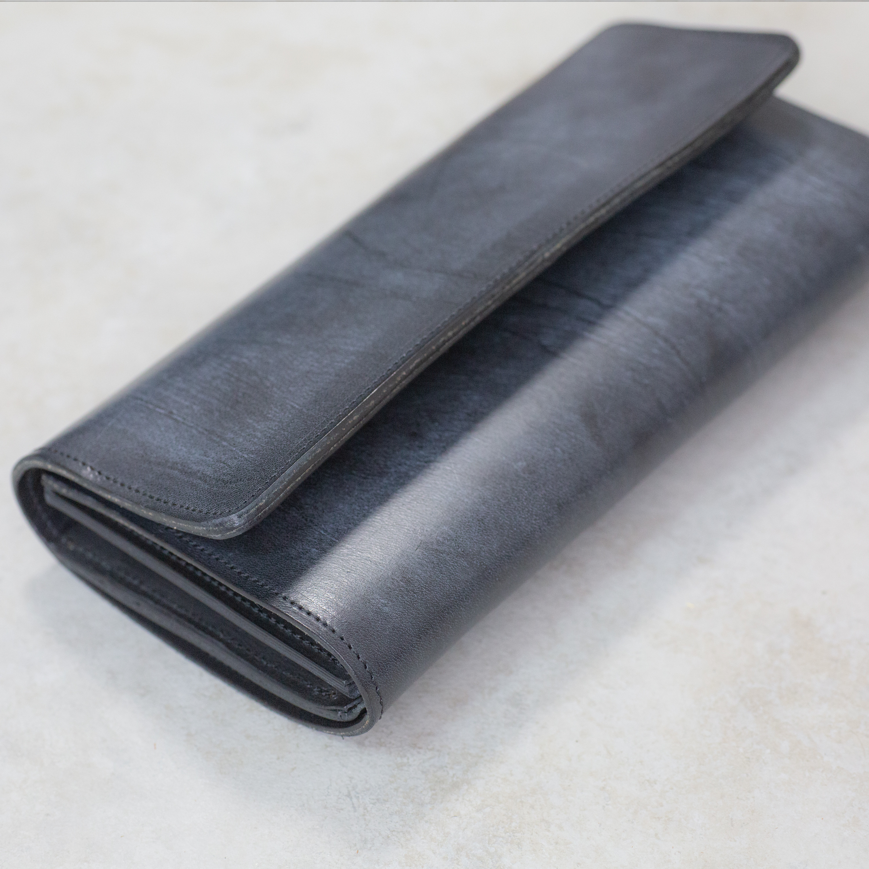 【送料無料】ブライドルレザー 財布 ギャルソン ウォレット 長財布 内装は全て栃木レザー☆ ゆったり使える♪