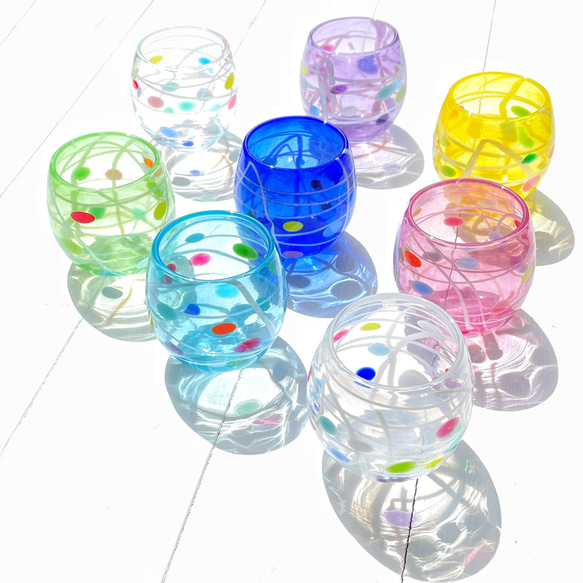 ヨーヨーグラス ＊ご注文前に在庫があるか『質問』でお尋ねください 2枚目の画像