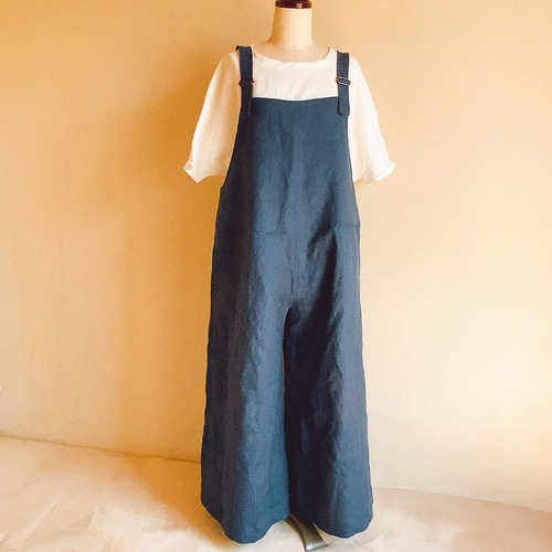 紬　リネンサロペット 紬 リネンサロペット TUTIE.｜＼再販売／【tomomiさんコラボ