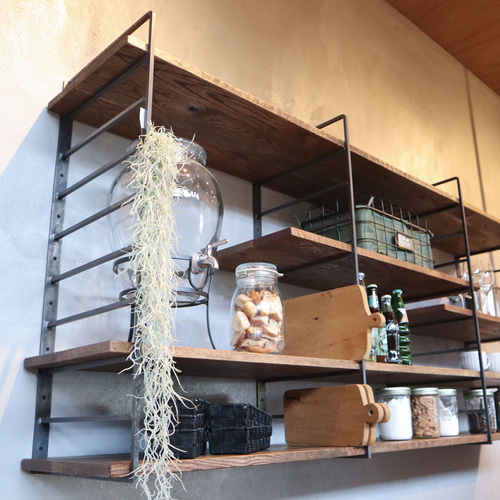 送料無料／[Iron Wall Shelf(ES90)]シェルフ カフェ 店舗什器