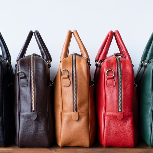 一点限り♡新作鞄が作れるNotes & Totes スタンピンアップ 日本製 ビジネスバッグ a4が入る 一生もの ブリーフケース グリーン