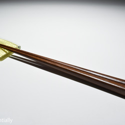 【4点セット】 ● ガラスの箸置き -「金色のガラス 」・5cm・金色 3枚目の画像