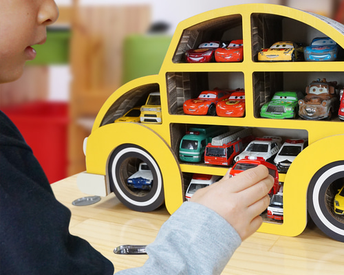 ウッドガレージ・ビートル 壁掛けラック・ウォールシェルフ nine-D