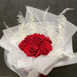 VJflower 六朵永生玫瑰花束（大朵）  情人節花束 玫瑰花束 女友禮物 第2張的照片