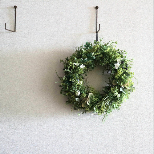 ◯専用ページです◯アーティフィシャルフラワーリース 送料無料】アーティフィシャルフラワーのリース No 6 アート