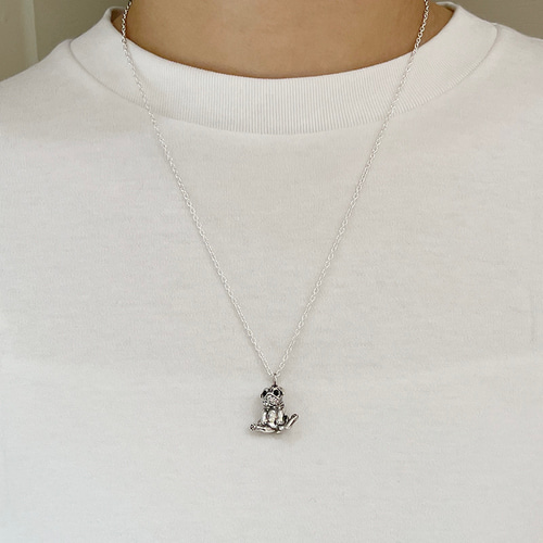 【初回限定】 パグ犬ペンダント【戌】 シルバーアクセサリー×オニキス（天然石 アクセサリー