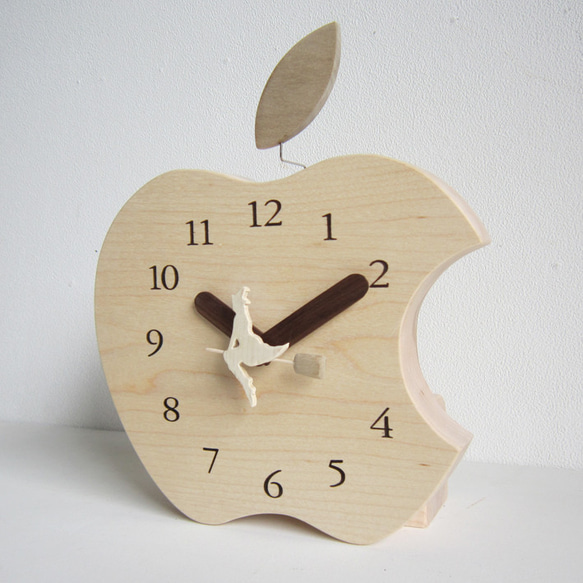 apple　振り子置・掛時計 2枚目の画像