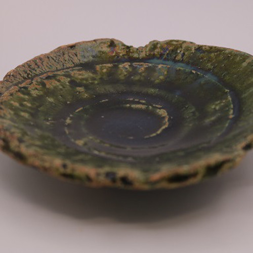 総織部渦巻き皿6客組み（作品番号O-033) 大皿 森の丘陶房 通販