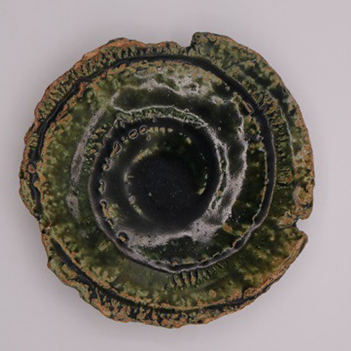 総織部渦巻き皿6客組み（作品番号O-033) 大皿 森の丘陶房 通販